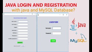 Part 2: Java Login and Register Form Step by Step Tutorial Using NetBeans And MySQL Database