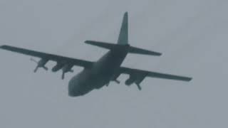 【パワハラ】【2機】航空自衛隊Lockheed C-130 Hercules（※ノーコールサイン）ストーカー飛行⑧2023年6月12日（月）【愛知県警航空隊に協力？】