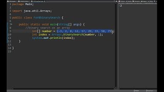 Building Java Programs || CH13 (Searching & Sorting) || BinarySearch on an Array