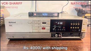 # NATIONAL NV-300 RUNNING CONDITION ANTIQUE VCR FOR SALE PRICE 4000 with courier CONTACT 9916735152