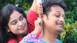 Ear Pulling Massage | Ear Fingering ASMR | Oil Head Massage | Neck Carcking | Moral Of ASMR