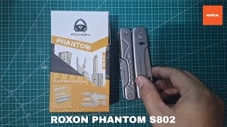 Multitool Roxon Phantom S802 Review (Pisau Lipat Multifungsi)