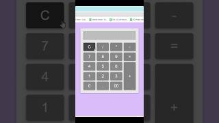 Calculator project 😊 #javascript #html #css #shorts #viralvideo #webdevelopment #programming