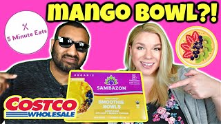 Costco Sambazon Organic Fruit Topped Smoothie Bowls Mango Blend Review