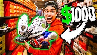 THE $1000 NIKE OUTLET CHALLENGE!!