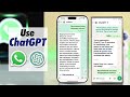 How To Use ChatGPT on WhatsApp in 2025! [Beginner's]