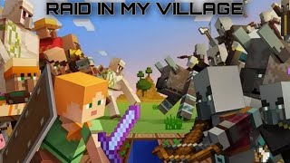 FINALLY I DEFEATED PILLAGERS GANGS 😍 RAID ON MY VILLAGE 😣 | Minecraft Survival Series Episode 7