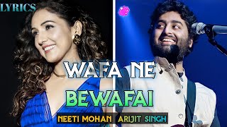 Wafa Ne Bewafai Song(LYRICS)Tera Suroor||Himesh Reshammiya||Farah Karemae||Arijit Singh||Neeti Mohan