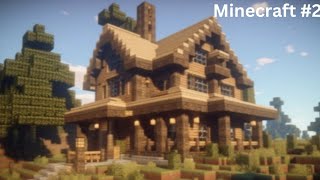 Making a starter house!Minecraft survival series#2 #minecraftgameplay