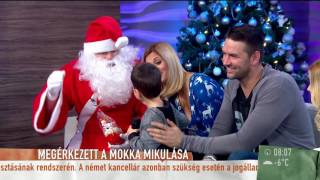Cukiság! Kucsera Gábor kisfia énekelt a Mikulásnak - tv2.hu/mokka
