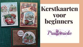 Kerstkaarten kit voor beginners - Prullemieke