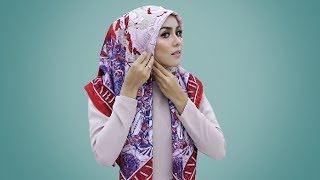 Tutorial Hijab Crinkle Untuk Wajah Bulat