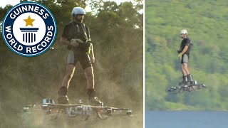 Farthest flight by hoverboard - Guinness World Records