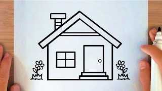 HOW TO DRAW A HOUSE