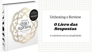 🔴 UNBOXING E REVIEW: O LIVRO DAS RESPOSTAS! (CAPA BRANCA)