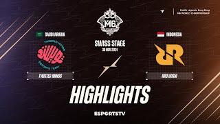 Twisted Minds vs RRQ Hoshi HIGHLIGHTS M6 World Championship | RRQ vs TW ESPORTSTV