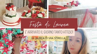 PREPARIAMO LA FESTA DI LAUREA DI MIA SORELLA | ALLESTIMENTO LAUREA | TUTTO FATTO A MANO!