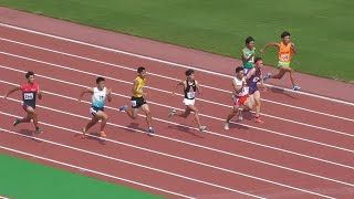 男子100m決勝2組 2023千葉県高校新人1支部予選