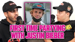 Kyle Forgeard's first time Partying with Justin Bieber