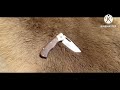 hand made flipper liner lock folding knife