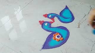 2025 Best Peacock Rangoli Designs | Sankranti Muggulu | Sankranti Rangoli Ideas