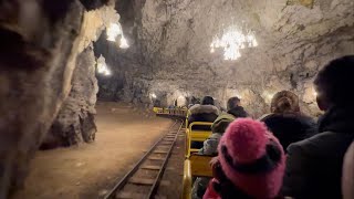 Underground Narrow Gauge Train in a Cave | Postojna, Slovenia journey in 4K UHD