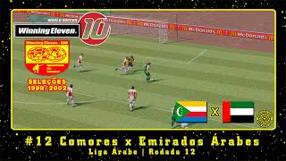 Winning Eleven 10: Seleções 98/02 EAO (PS2) Liga Árabe #12 Comores x Emirados Árabes | Rodada 12