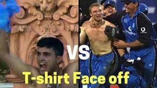 Andrew Flintoff vs Sourav Ganguly || Cricket