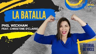 LA BATALLA - VOCES (Battle Belongs/Phil Wickham Feat. Christine D'Clario)Tutorial armonías