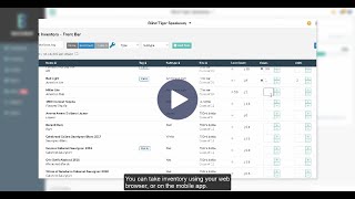 How to take inventory in Backbar