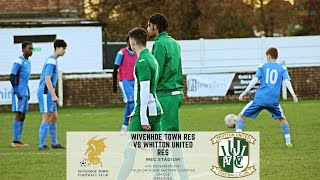 Wivenhoe Town FC Res vs Whitton United Res | Thurlow Nunn Eastern Counties League | 1-1 HIGHLIGHTS