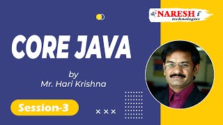 Core Java New Batch @ 6.00 PM | Day-3 (24-02-2023) | Mr. Hari Krishna
