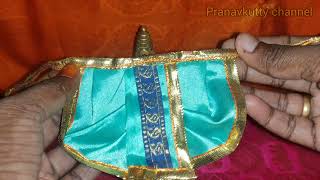 How to do lord murugan alangaram in simple way(easy method)/Home Deity/small idol/decoration/DIY