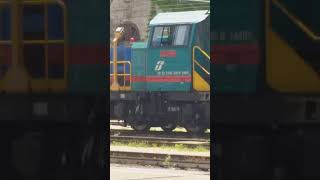 Loco d146 mir diesel + carri shimms + eanos + e494,Sestri Ponente,treno,trains hunter,trainspotting