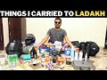 Things I Carried For Ladakh Road Trip 2021 | Most Important Things To Carry |