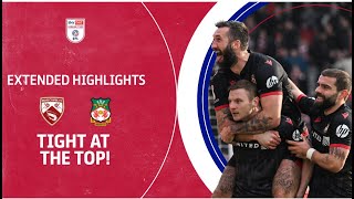 TIGHT AT THE TOP! | Morecambe v Wrexham extended highlights