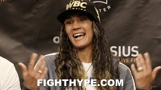 AMANDA SERRANO FULL POST-FIGHT AFTER BEATING HEATHER HARDY AGAIN IN REMATCH; TALKS WHAT’S NEXT