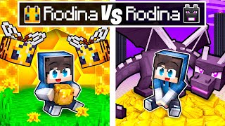 VČELÍ Rodina vs DRAČÍ Rodina v Minecraftu!