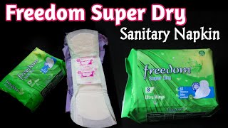 Freedom Sanitary Napkin Review  || Ultra Wings Sanitary Napkin || Super dry pads || Saima Vlogz BD