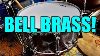 SNARE OF THE WEEK! 6.5X14 BELL BRASS (MASTERS OF MAPLE)