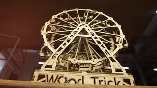 Wood Trick Ferris Wheel 3D puzzle Wooden Model KIT