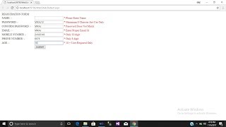 HOW TO USE VALIDATION CONTROL IN ASP.NET