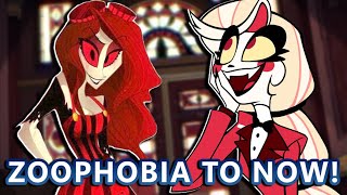 All Hazbin Hotel Character Re-Designs from the Zoophobia Comics to Now!