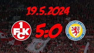 1. FC Kaiserslautern 5:0 Eintracht Braunschweig - 19.5.2024 - WAS EIN ABSCHLUSS!