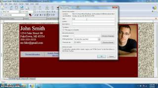 Part 2 - How to Make a Website Using Kompozer or NVU