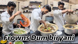 Frowns Dum biryani recipe 🦐 😍 | pranay patil vlogs | #aagrikoli #viral #recipe