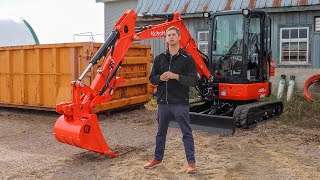 Rivard Hydraulic Disconnect Bucket! (2023 Kubota U35-4)