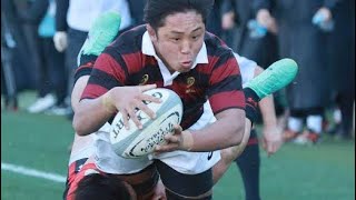 ラグビー大学選手権決勝　帝京大―早大　４連覇狙う王者・帝京大が２点リードで折り返す