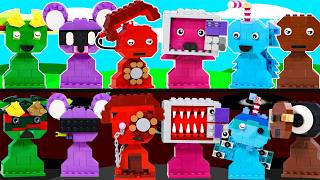 I Built Sprunki OC TELE vs MICRO Highest Evolution Version - Incredibox Sprunki Lego Building