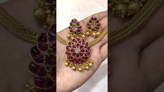 Real gold replica jewellery in 1gram gold. Whatsapp for more info